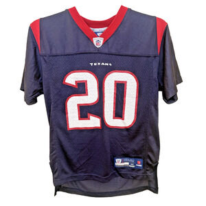 Reebok On Field Houston Texans Steve Slaton #20 Football Jersey Youth Med